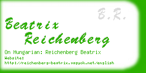 beatrix reichenberg business card